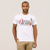 T-shirt Chemise de slogan (Devant entier)