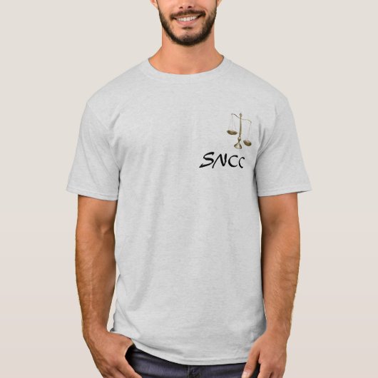 T-shirt Chemise de SNCC (Devant)