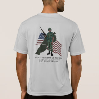 T-shirt Chemise de soldat de la paix d'anniversaire de BVA