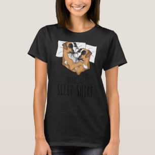T-shirt Chemise de sommeil officielle de chien de boxe