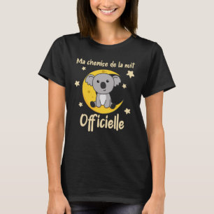 T-shirt Chemise de sommeil officielle du mouton animal de