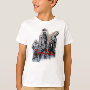 T-shirt Chemise de sonnerie d'enfants de zombis