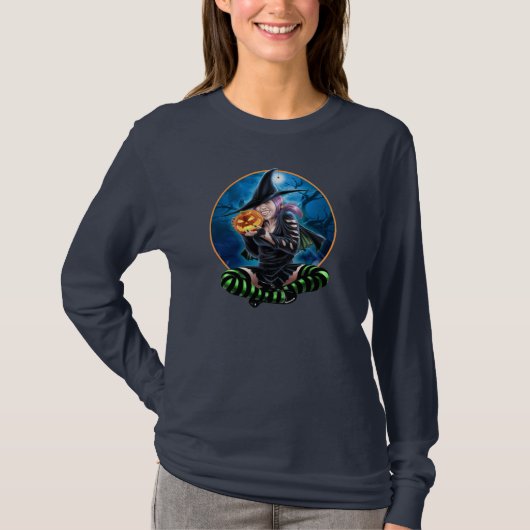 T-shirt Chemise de sorcière de vampire (Devant)