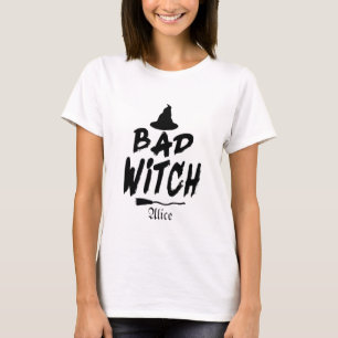 T-shirt Chemise de sorcière méchante personnalisée, Sorciè