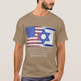 T-shirt Chemise de soutien à la famille Israël Amérique