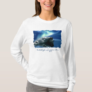 T-shirt Chemise de soutien à la faune d'Aurora et d'Ours p
