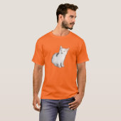 T-shirt Chemise de spirale de chat de banane (Devant entier)