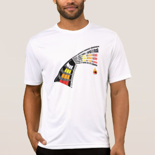 T-shirt Chemise de sport #Djinnspired (chaude fanez-vous)