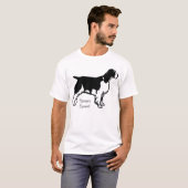 T-shirt Chemise de springer spaniel (Devant entier)
