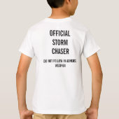 T-shirt Chemise de Stormchasers (Dos)