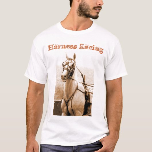 T-shirt Chemise de style ancien de course d'attelages (Devant)