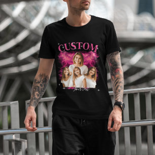 T-shirt Chemise de style rap vintage personnalisée des ann