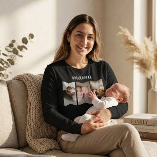 T-shirt Chemise de sudation personnalisée avec photo de Ma