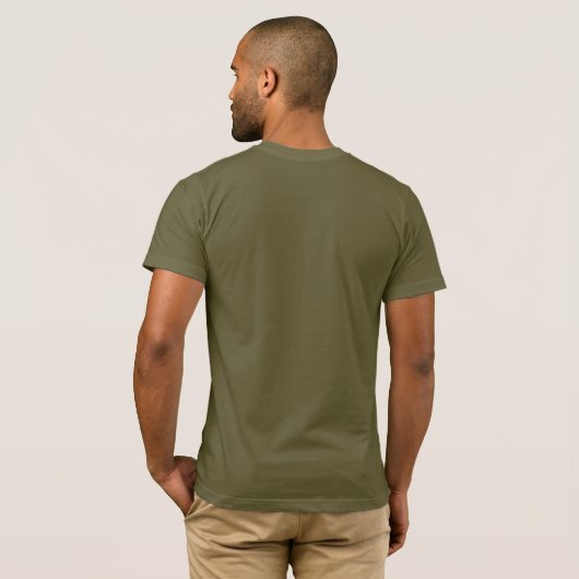 T-shirt Chemise de support Résolue 2018-2019 (verte) (Dos entier)