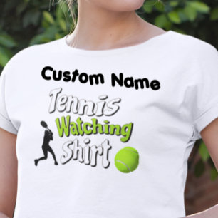 T-SHIRT CHEMISE DE SURVEILLANCE DE TENNIS DE [NOM]
