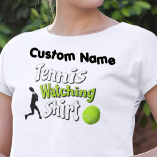 T-SHIRT CHEMISE DE SURVEILLANCE DE TENNIS DE [NOM]