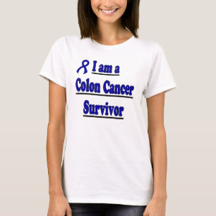 T-shirt Chemise de survivant du cancer du colon de Julie