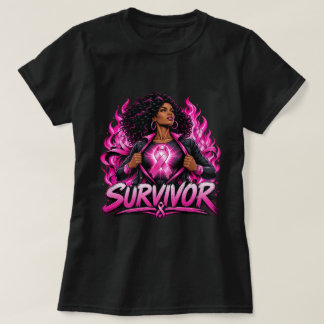 T-shirt Chemise de survivante du cancer du sein pour femme