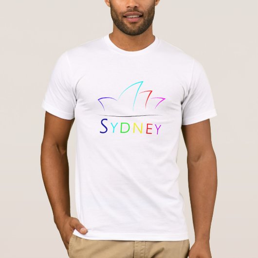 T-shirt Chemise de Sydney (couleur) (Devant)