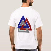 T-shirt Chemise de symbole de Viking Valknut (Dos)