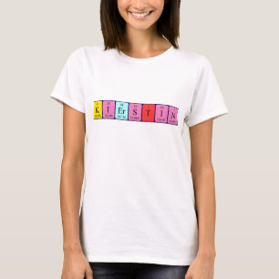 T-shirt Chemise de table périodique de Kierstin