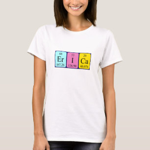 T-shirt Chemise de table périodique Erica