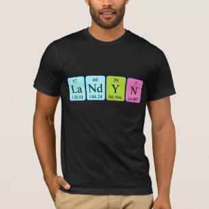 T-shirt Chemise de table périodique Landyn