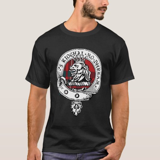 T-shirt Chemise de tartan d'insigne de Gregor de clan (Devant)