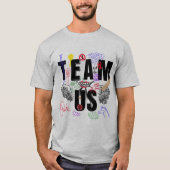 T-shirt Chemise de TeamUS (gribouillée) (Devant)