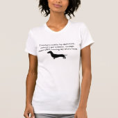 T-shirt Chemise de teckel autoritaire (Devant)