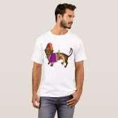 T-shirt Chemise de teckel de Janiserry (Devant entier)