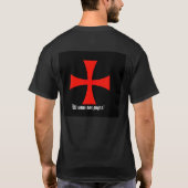 T-shirt chemise de Templar de chevaliers (Dos)