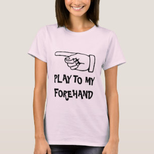 T-shirt Chemise de tennis pour femmes avec une citation am