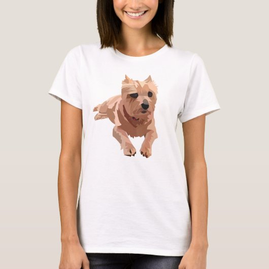 T-shirt Chemise de Terrier de cairn (Devant)