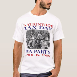T-shirt Chemise de thé de Boston - hommes