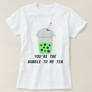 T-shirt Chemise de thé de bulle