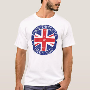 T-shirt Chemise de thé d'Union Jack