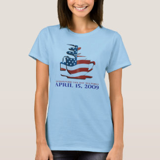 T-shirt Chemise de thé - tasse de drapeau - femmes