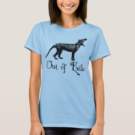 T-shirt Chemise de Thylacine de dames (Devant)
