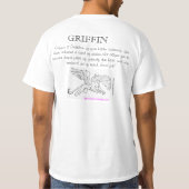 T-shirt Chemise de totem de griffon (Dos)