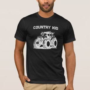 T-shirt Chemise de tracteur pour enfant de la campagne, te