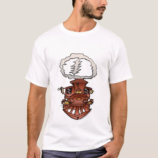 T-shirt Chemise de train (Devant)