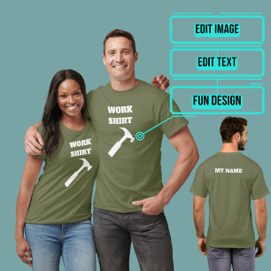 T-shirt Chemise de travail amusante