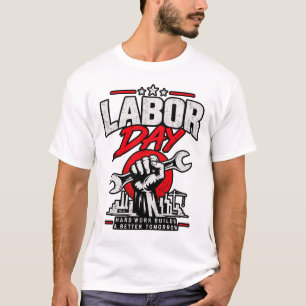 T-shirt Chemise de travail vintage pour la fête du Travail