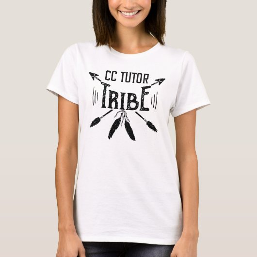 T-shirt Chemise de tribu CC Tutor, école communautaire CC (Devant)