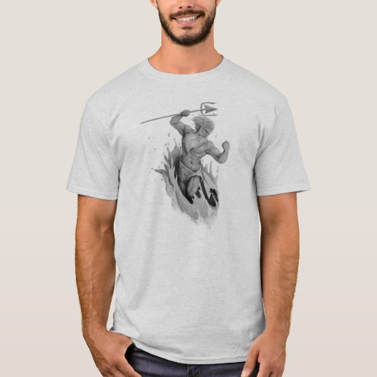 T-shirt Chemise de Trident de Poseidon (Devant)