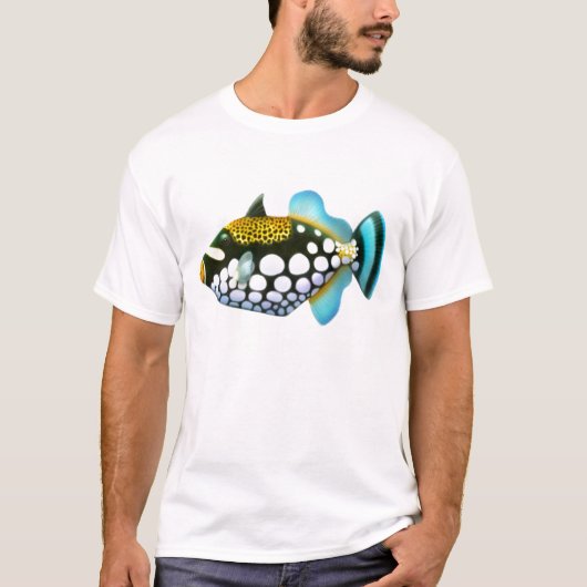 T-shirt Chemise de Triggerfish de clown (Devant)