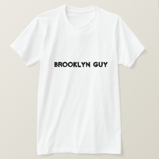 T-SHIRT CHEMISE DE TYPE DE BROOKLYN (Design devant)