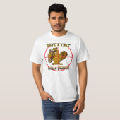 T-SHIRT CHEMISE DE VALEUR BEAVER TREE (Devant entier)
