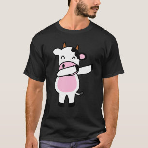 T-shirt Chemise de veau de vache Dabbing Animal Dab